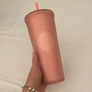 PINK STARBUCKS TUMBLER